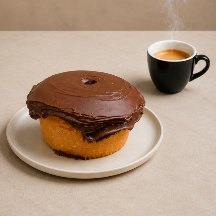 Bolo feito com cenoura selecionadas, massa super fofinha e saborosa com cobertura de ganache de chocolate meio amargo. Tamanho médio aprox. 700gr. Serve em média 8 a 12 fatias.