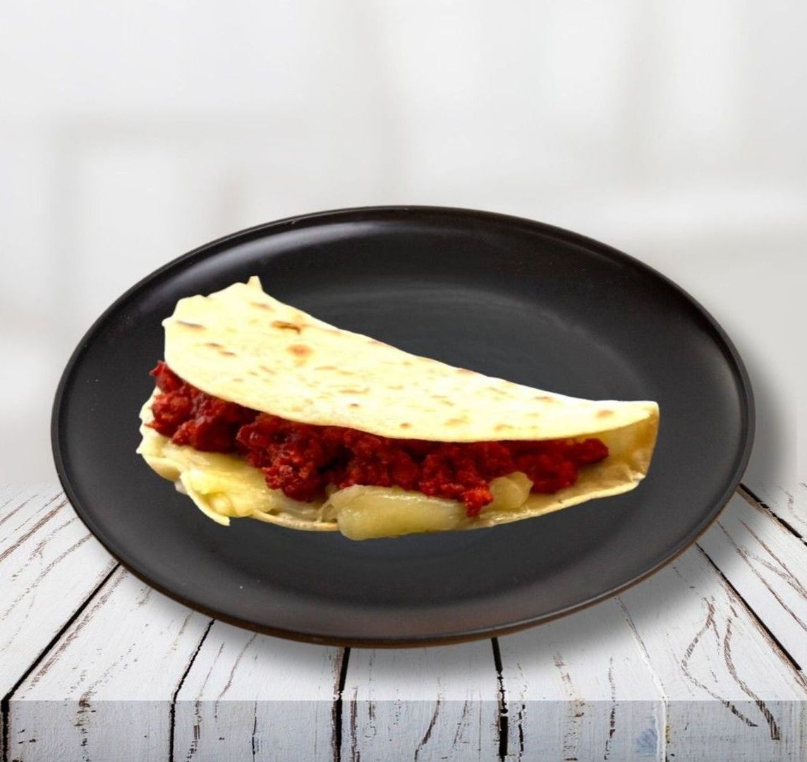 Quesadilla con chorizo