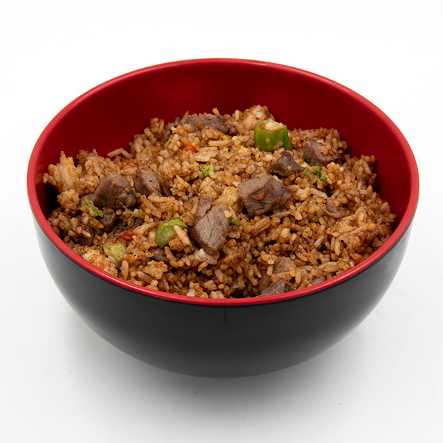 Arroz Oriental Carne y Verduras
