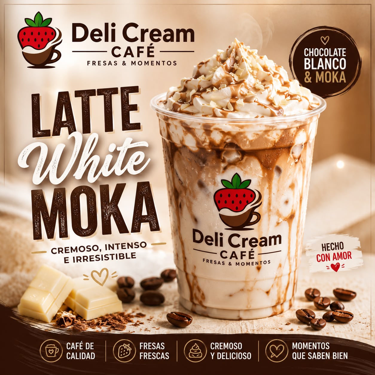 Latte White Moka