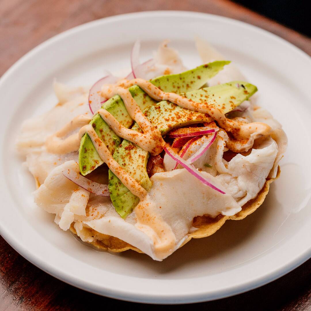 Tostada Red Snapper