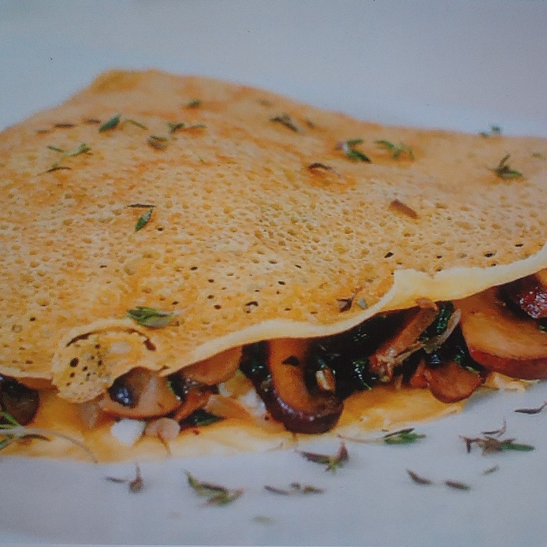 Crepa Salada 2 Ingredientes