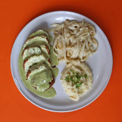 Pechuga Rellena de Espinaca con Queso