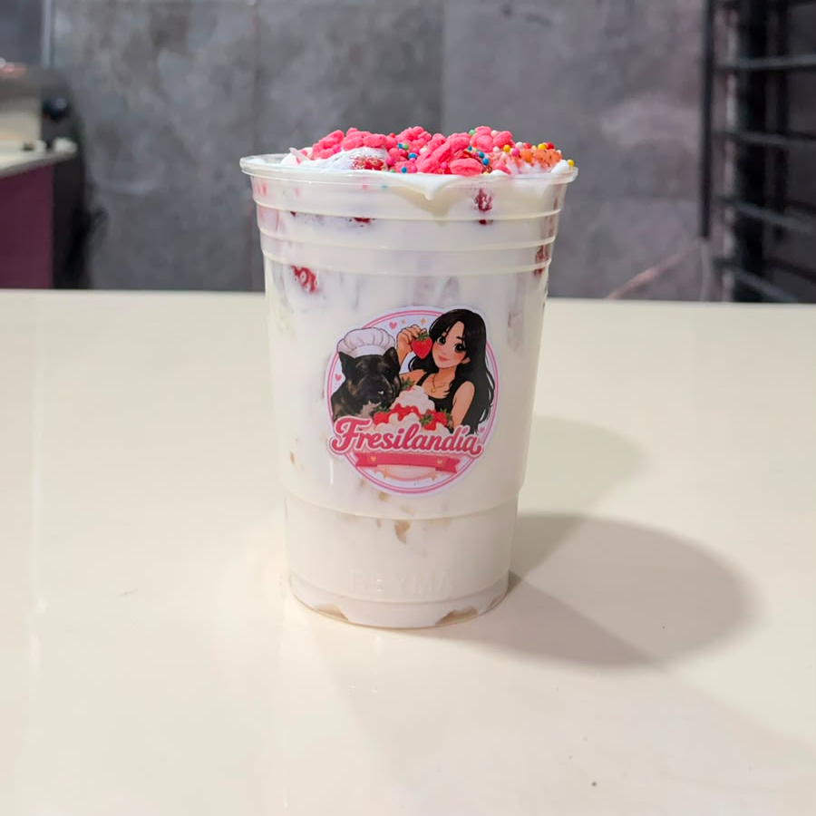 FRESAS CON CREMA 12 OZ
