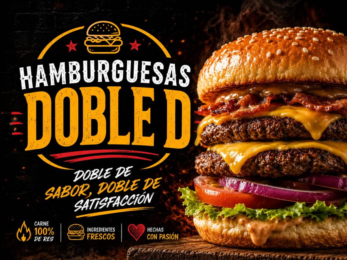 Hamburguesas Doble D