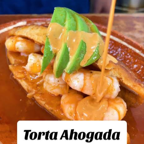 Torta Ahogada de Camarón