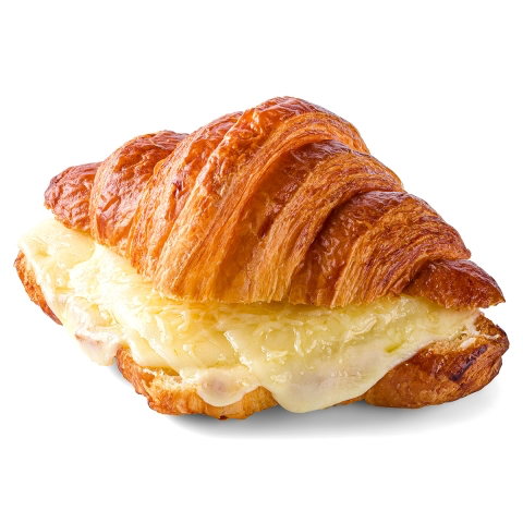 Croissant recheado de muçarela, parmesão e requeijão. (grande)