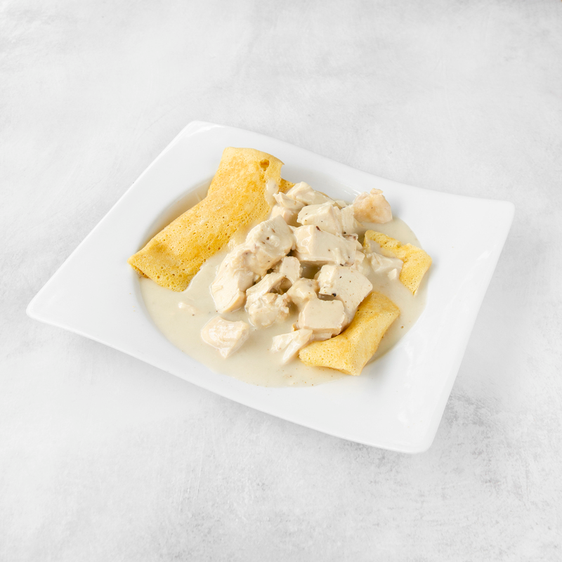 Crepe Pollo, Espinaca y Queso (1 Pza)