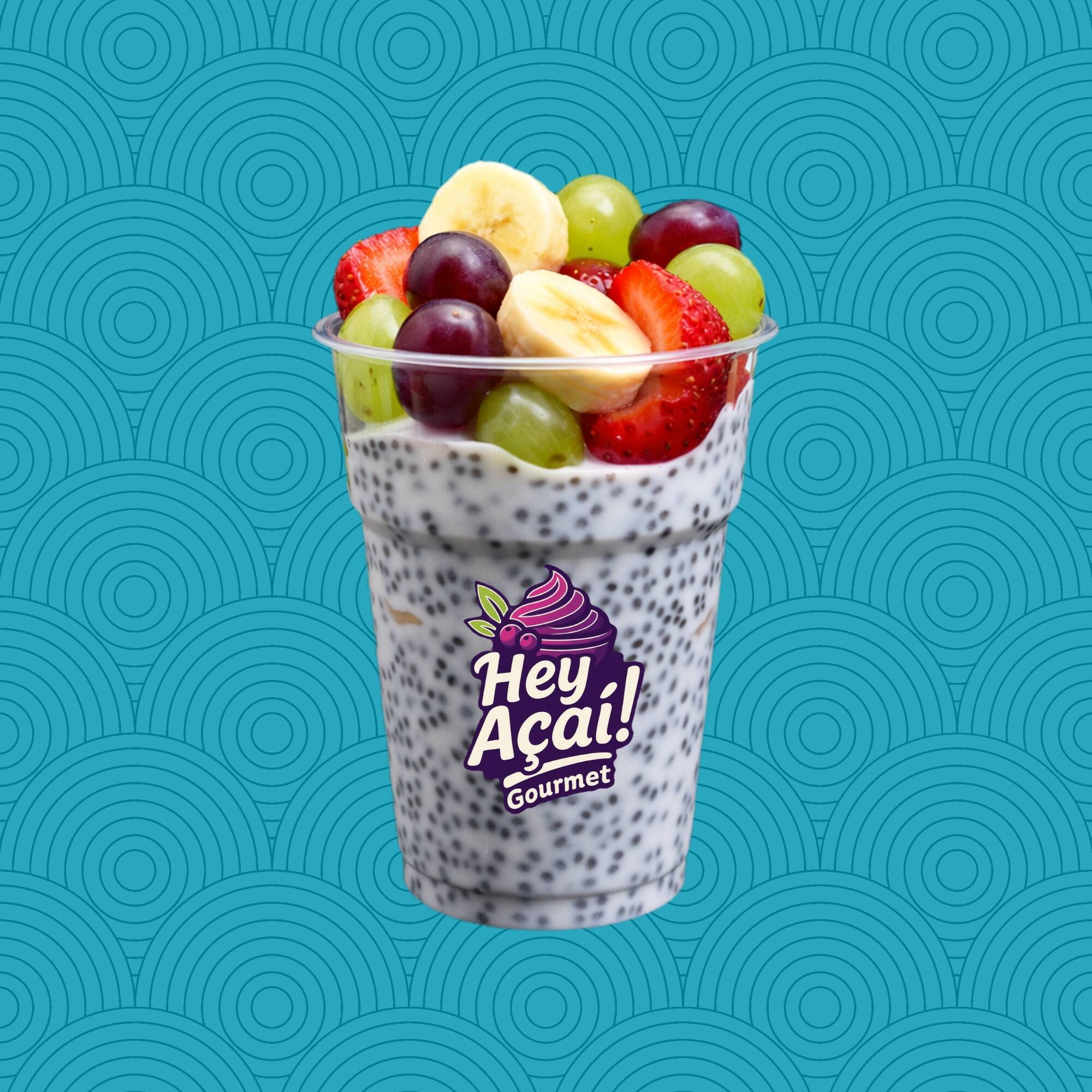 Nosso Iogurte é Zero (zero lactose, zero gorduras, zero adição de açúcar, zero colesterol) e nele acrescentamos a chia hidratada e linhaça para melhor consistência e saciedade