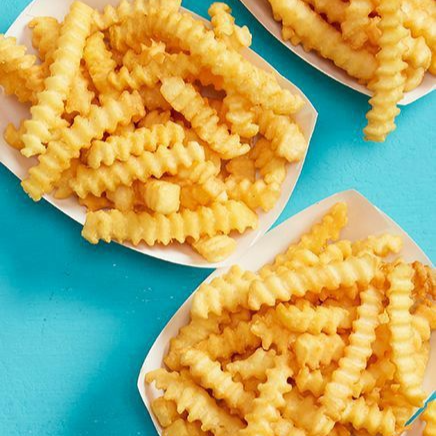 papas fritas onduladas