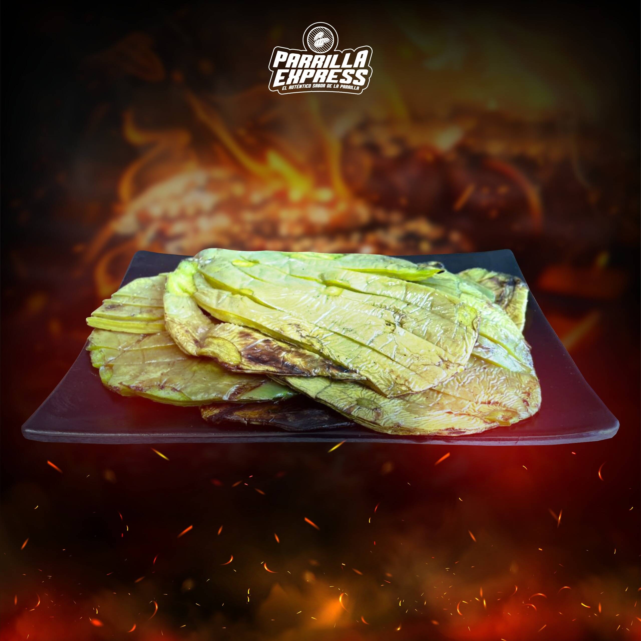 Nopales asados 5pzas