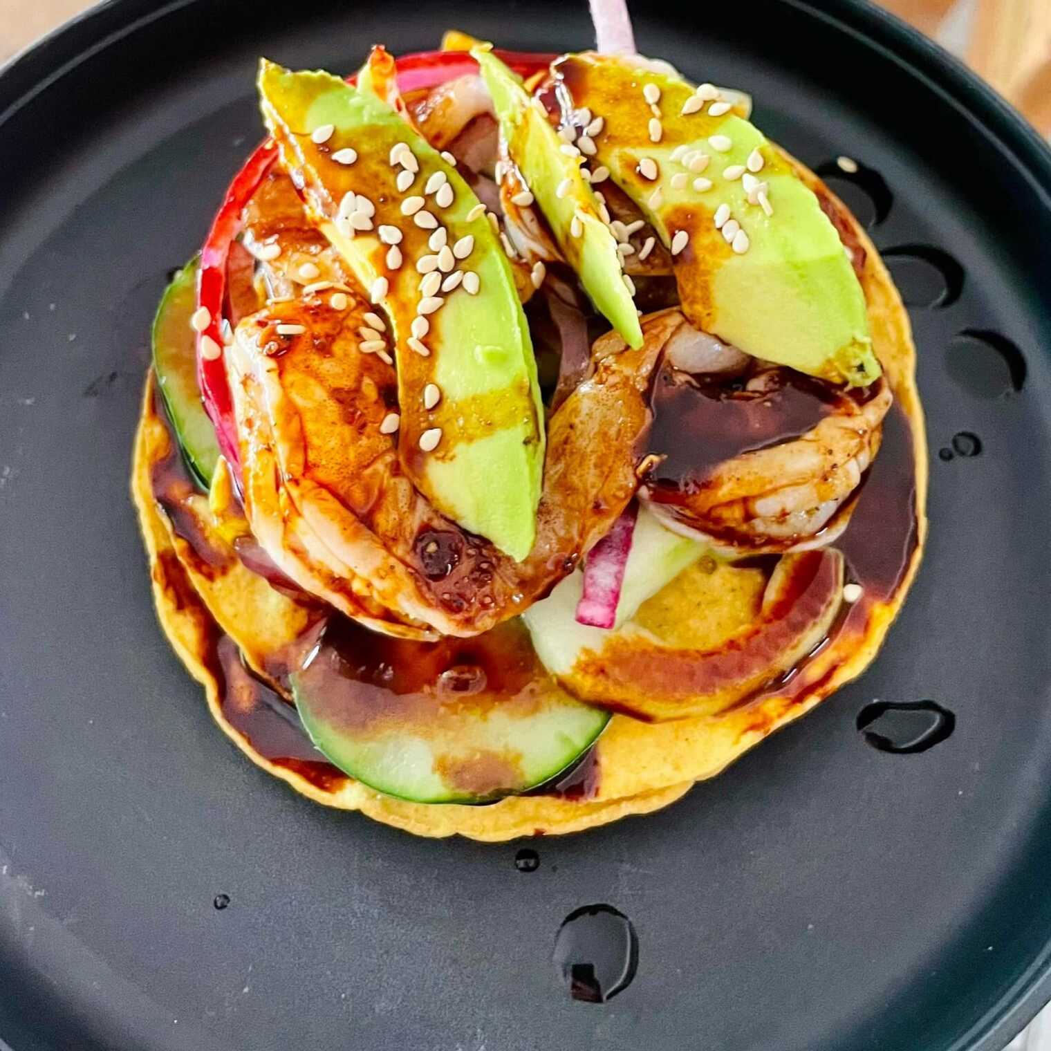 DOBLE TOSTADA DE AGUACHILE