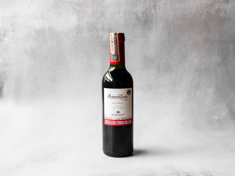 1/2 botella Vino Tinto - AMORE TINTO