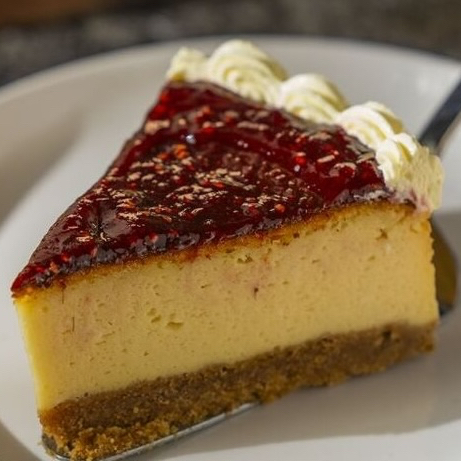 Rebanada Cheesecake de Frambuesa