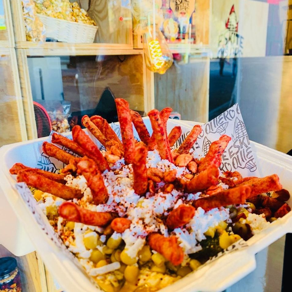 Takis con Esquites