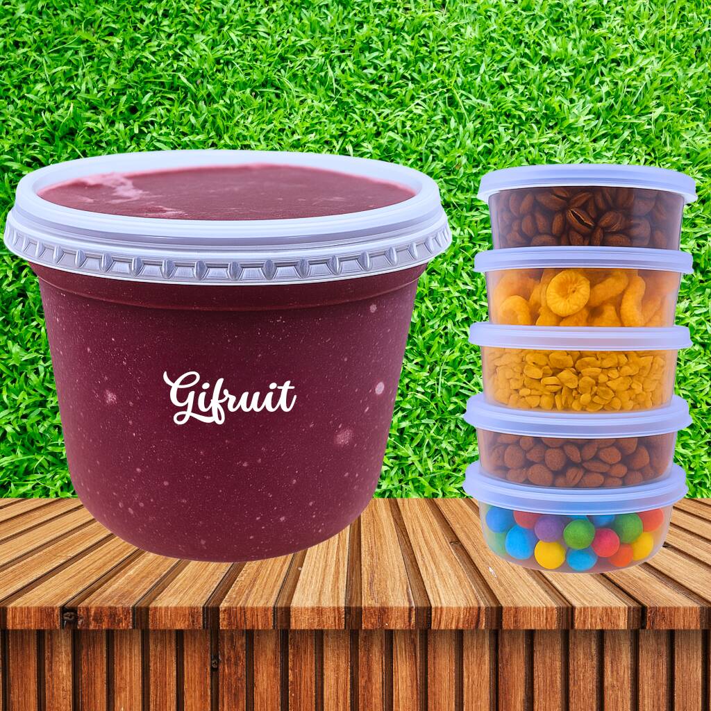 Acompanhamentos separados do pote