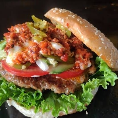 Hamburguesa choriqueso