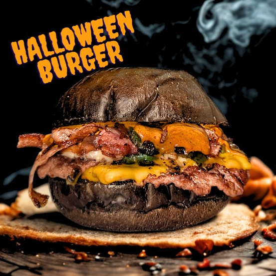 Halloween Burger Mediana 🎃