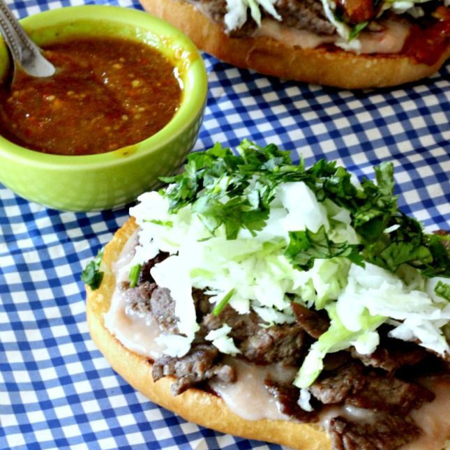 Torta Carne Asada (Pan Bolillo)