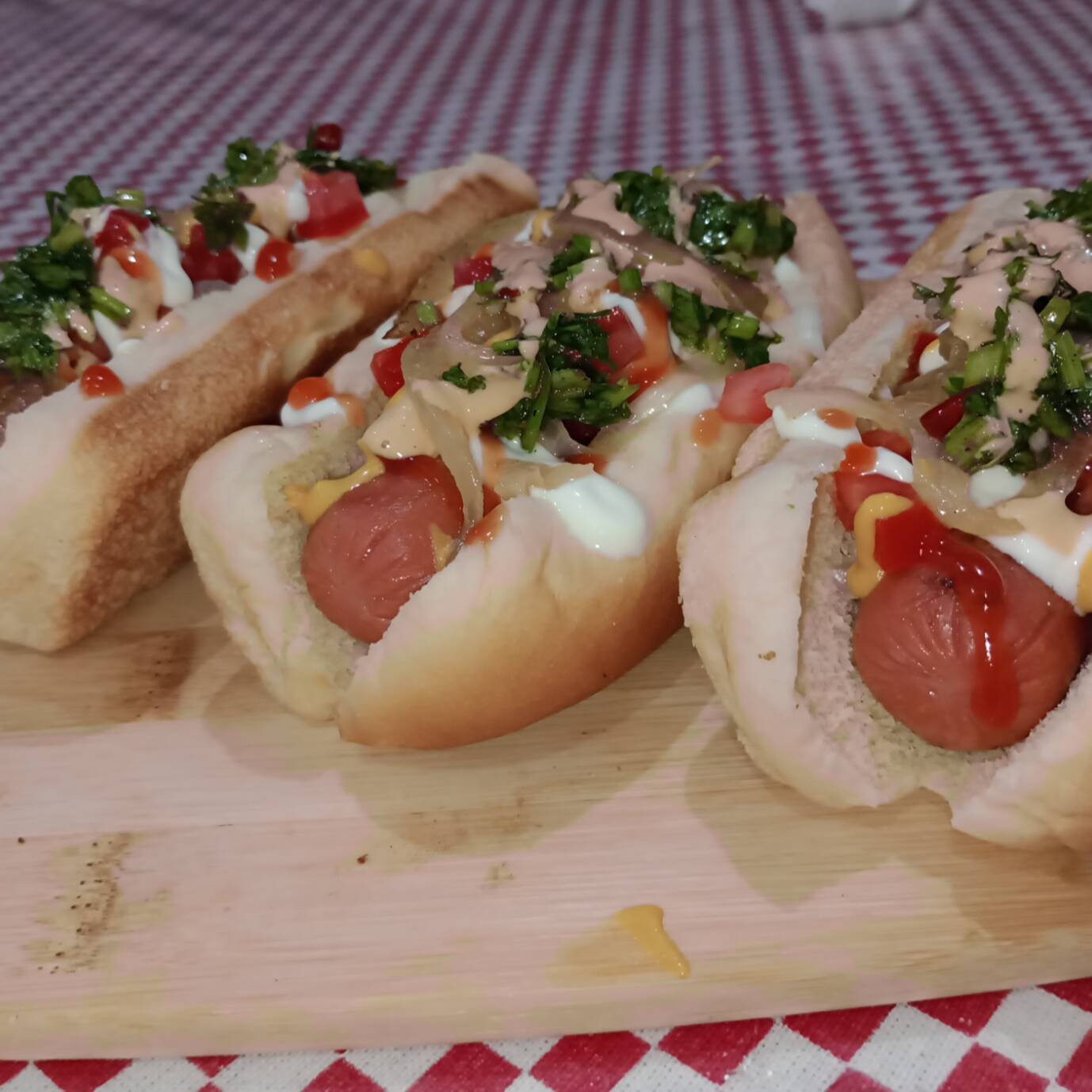 Orden de Hot Dogs Rellenos