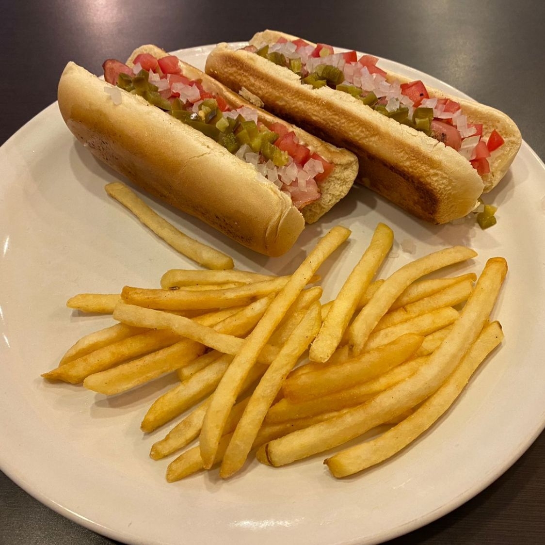 Hot Dogs Hawaianos con Papas