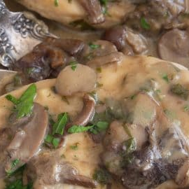 Pollo a la Boscaiola