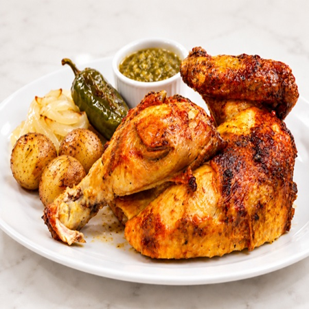 1/2 Pollo Rostizado Extragrande.