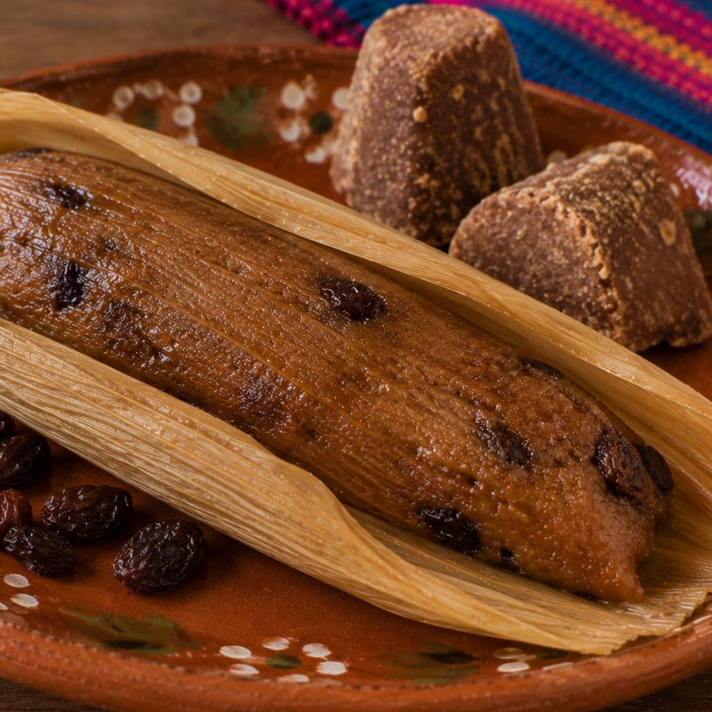 Tamal Dulce de Piloncillo