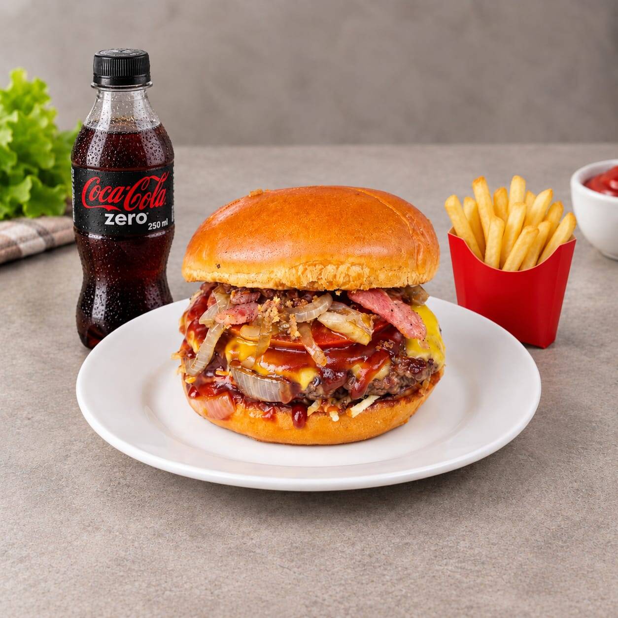 Combo: Hamburguesa El Ritual Paspas + Bebida