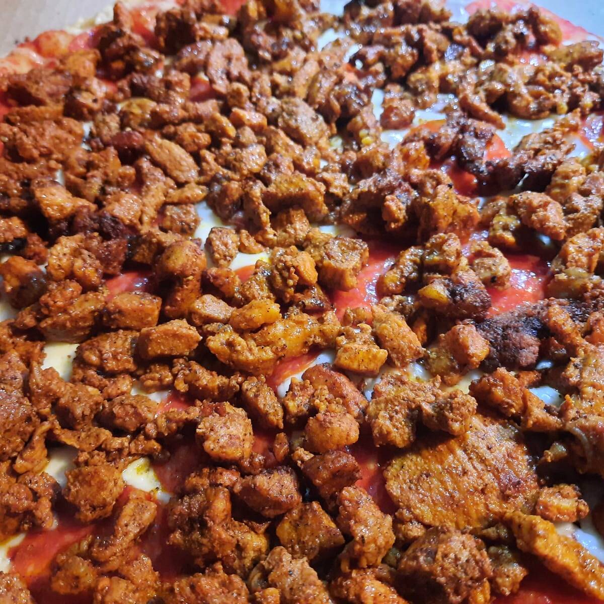 Pizza Pepperoni con adobada 14"