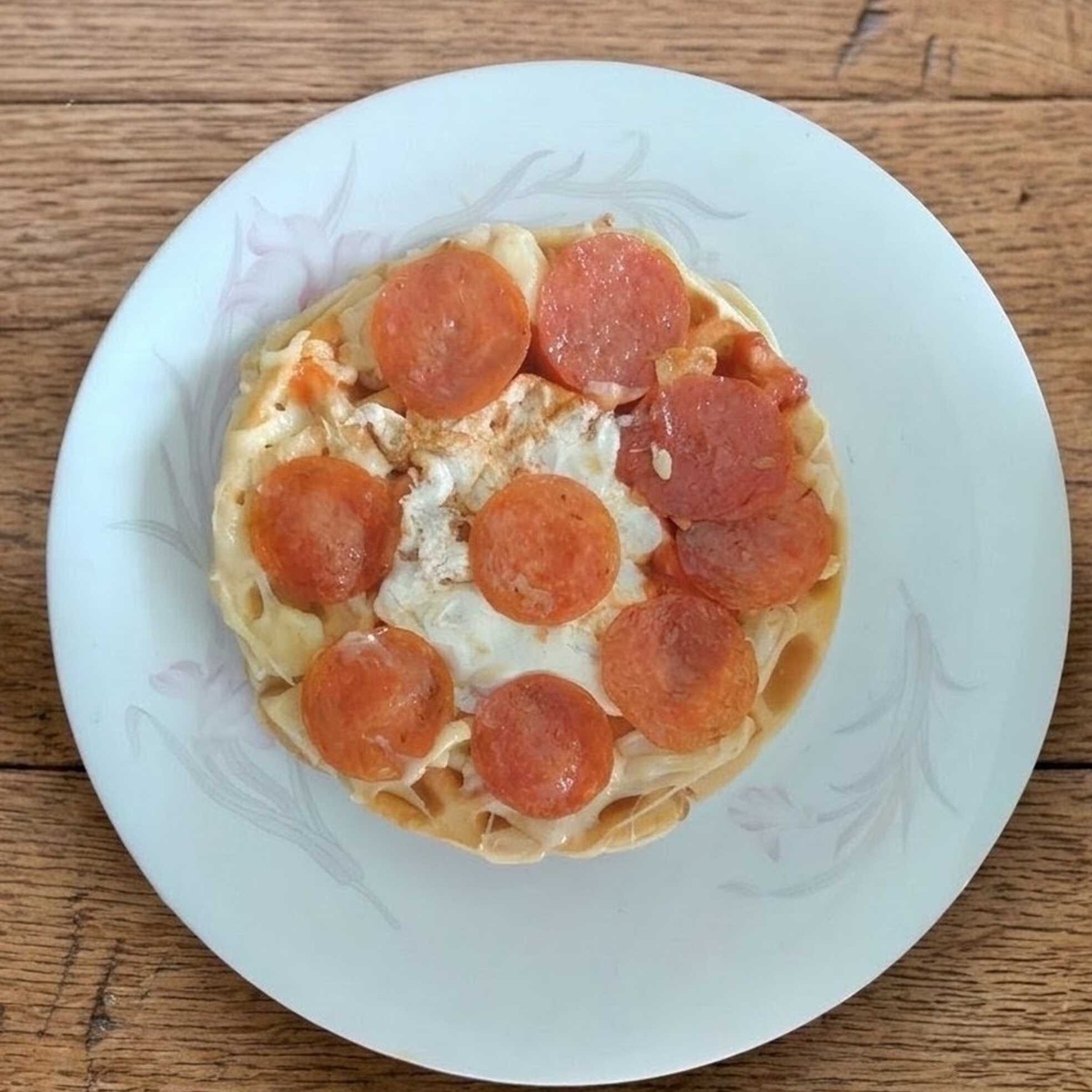 Petit Waffle Pizza
