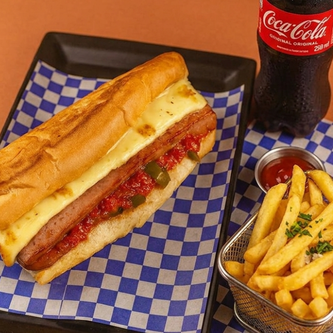 Choripan - El Yankee + Papas y Gaseosa