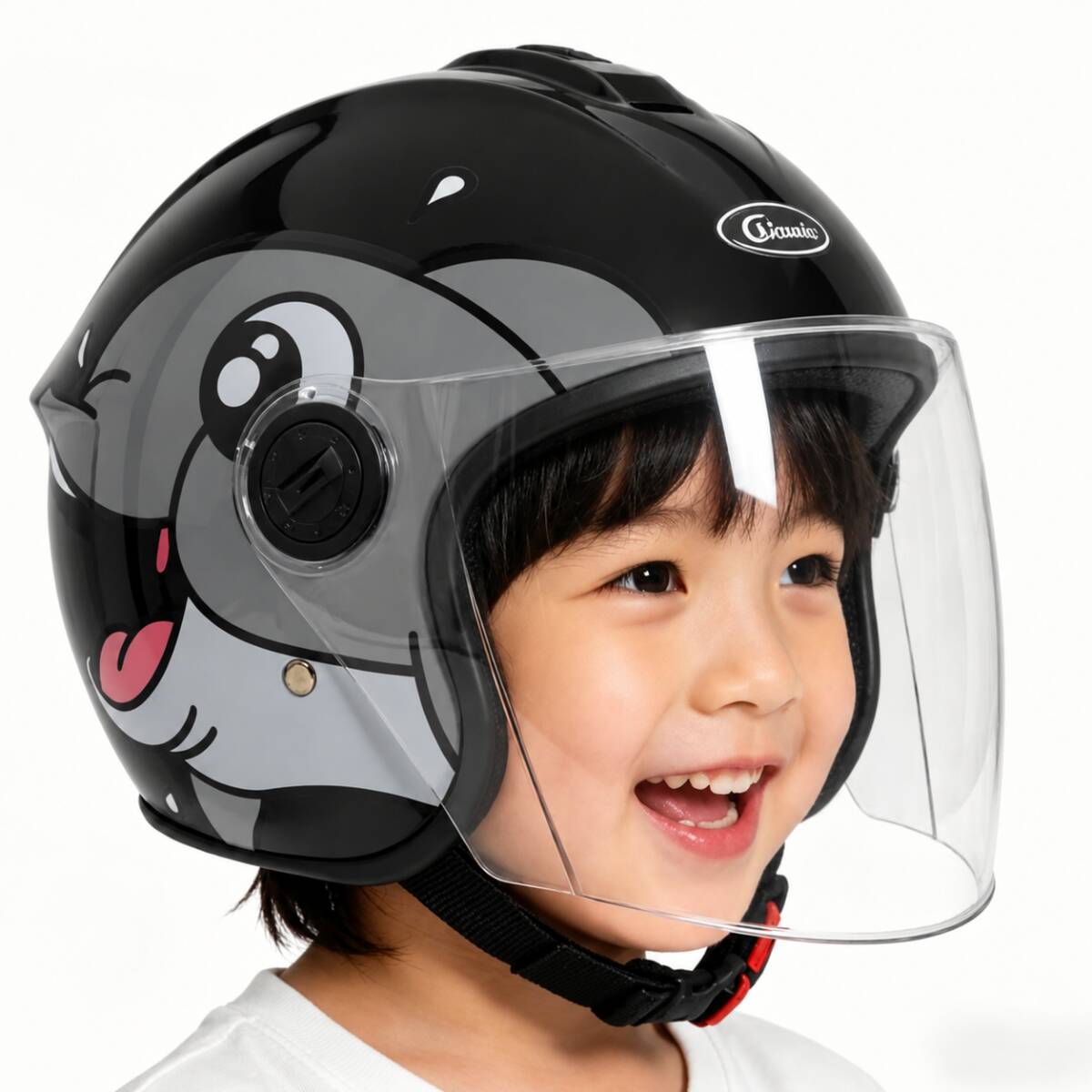 Casco para Niño Negro 3 a 12 Años