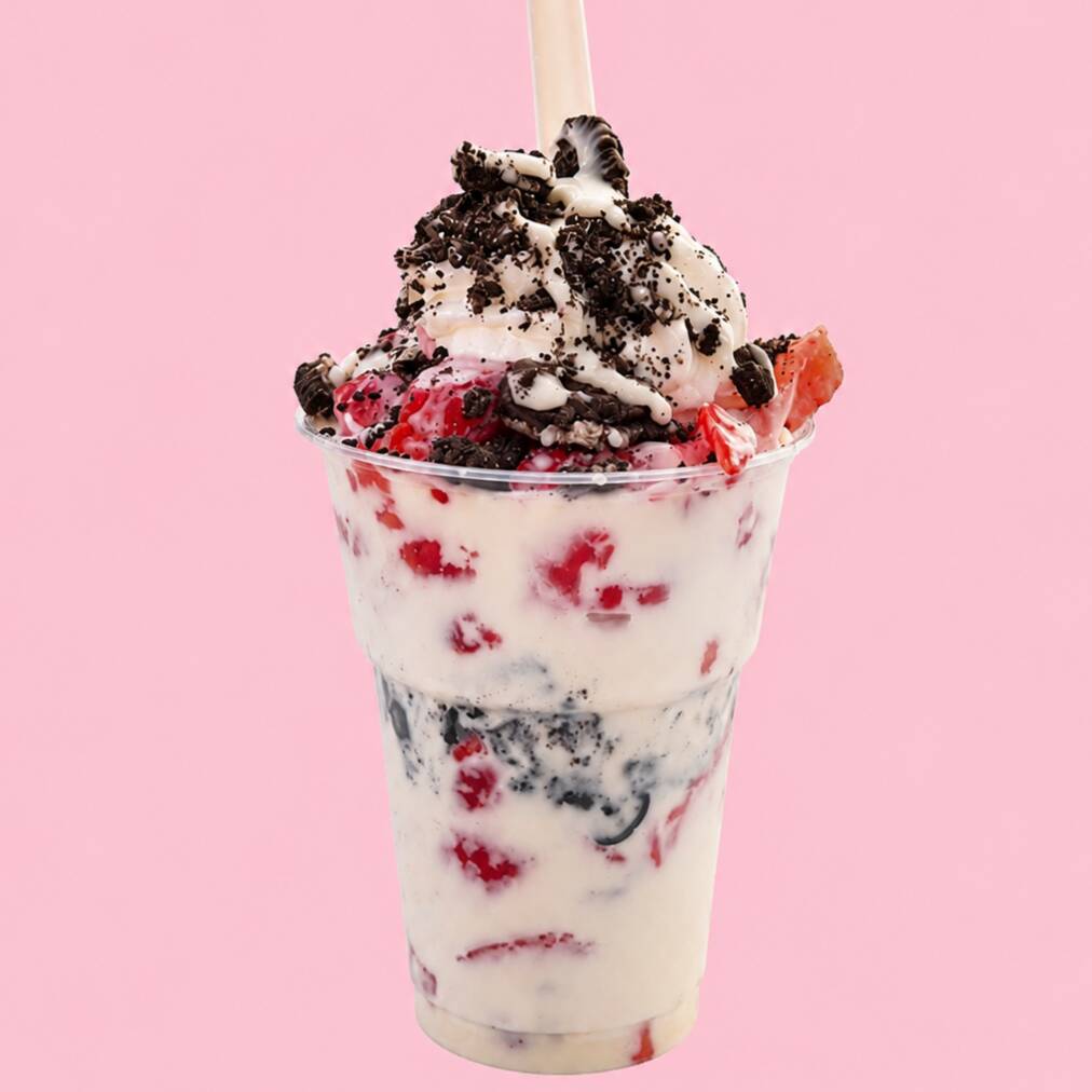 Fresas con Crema Mediana