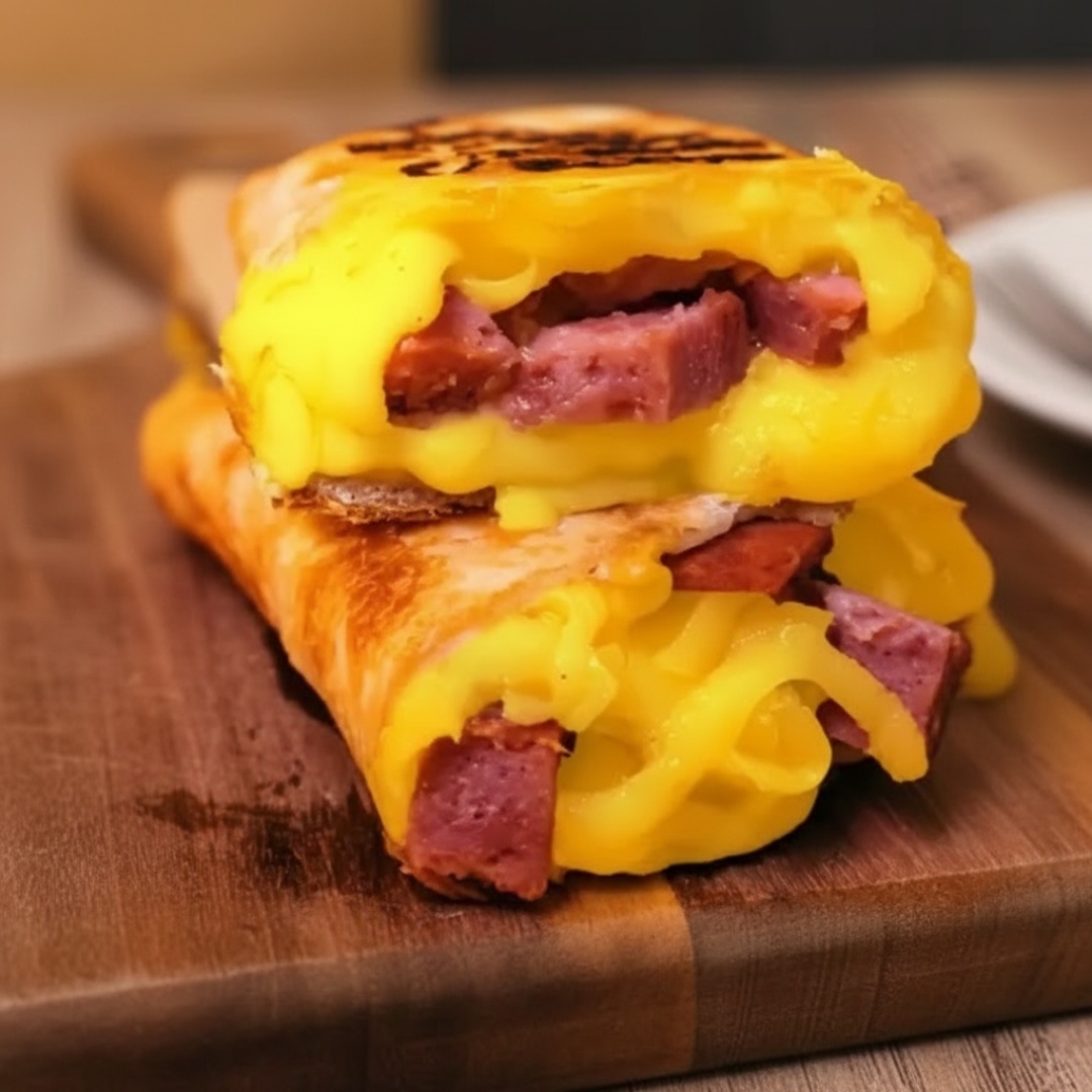 "Delicie-se com a panqueca crocante assada de calabresa e cheddar. A casquinha dourada e crocante revela um recheio de calabresa picante e cheddar derretido. Uma combinação ousada e deliciosa que promete satisfazer seus desejos mais intensos por sabores intensos." Obs.: Não É Possível Fazer Alteração Nos Ingredientes Da Pankrek.