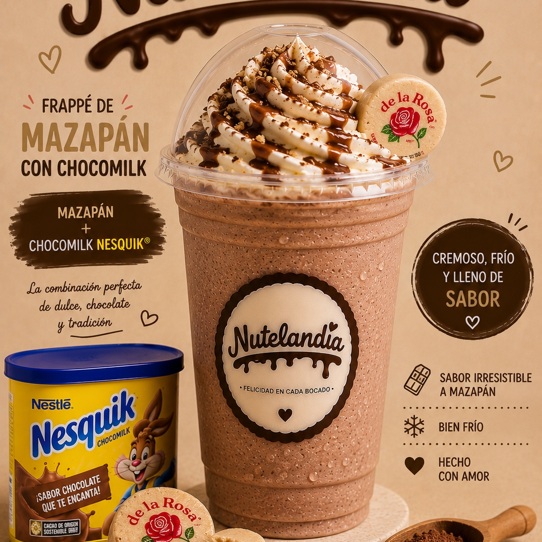 Frappé Mazapán con Chocolate