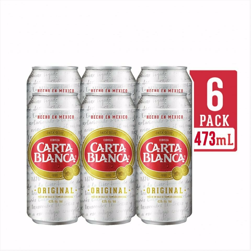 Six Carta Blanca 473 Ml