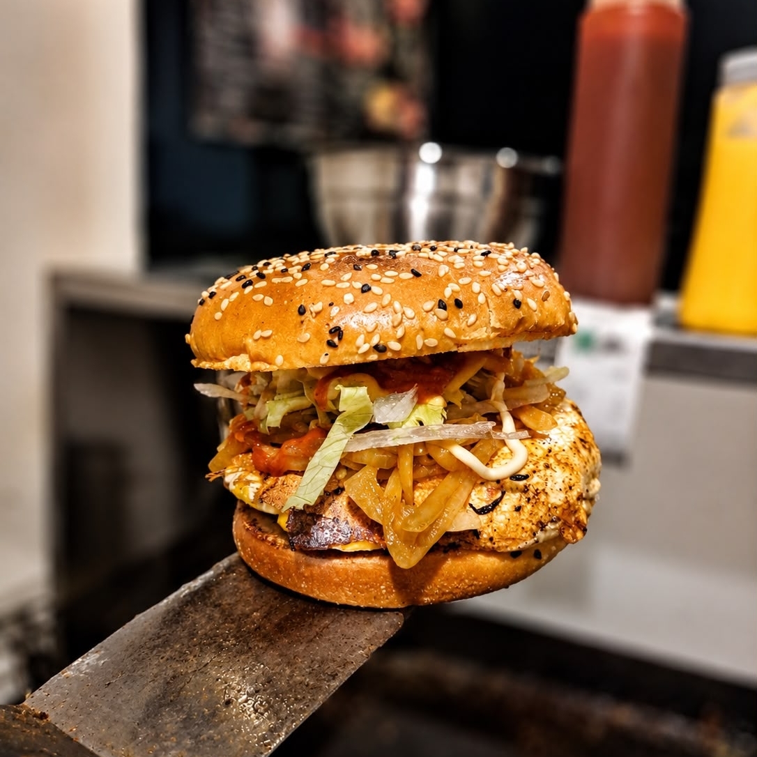 HAMBURGUESA HAWAIANA