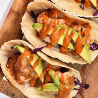 TACOS DE CAMARÓN