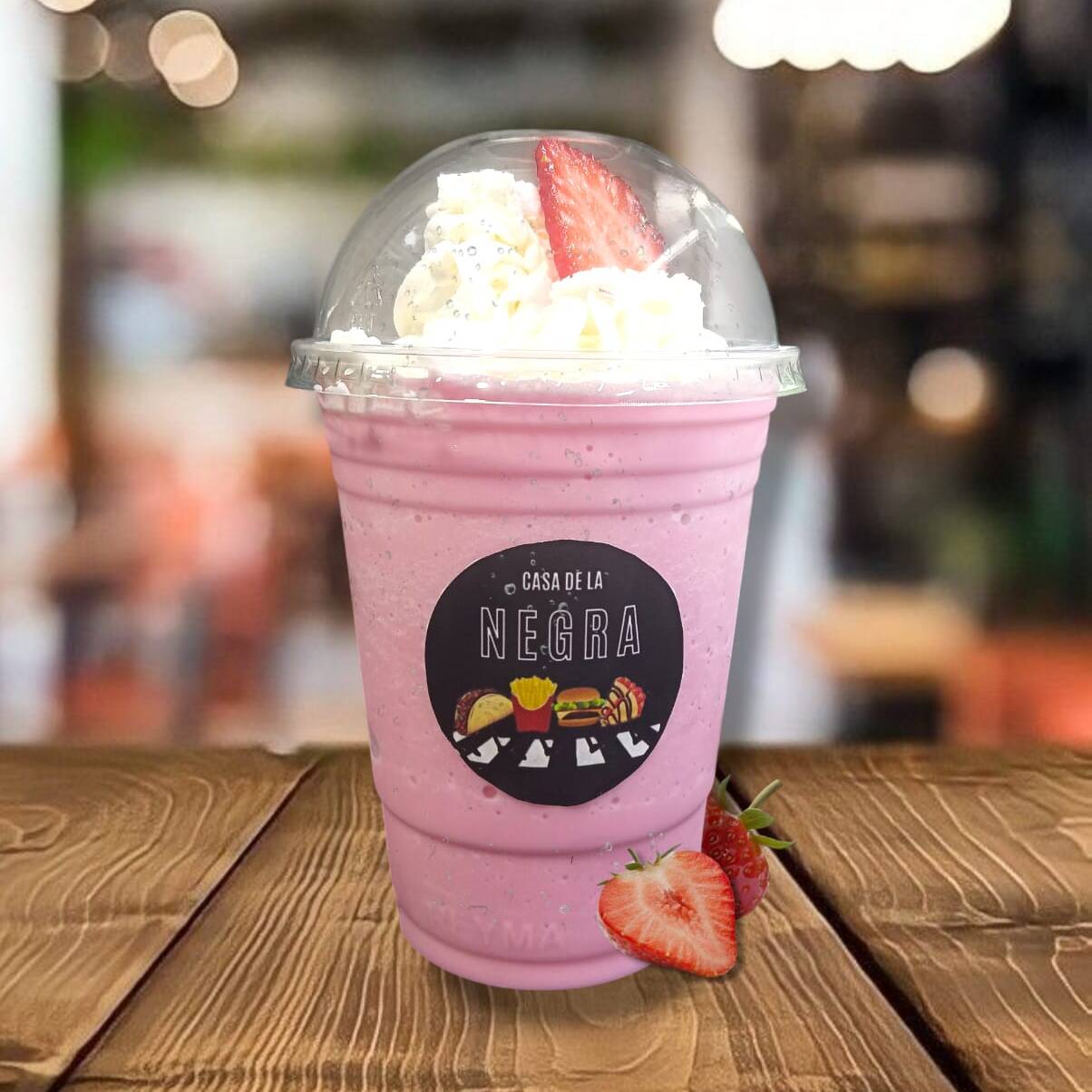 Frappé de fresa (16 oz)