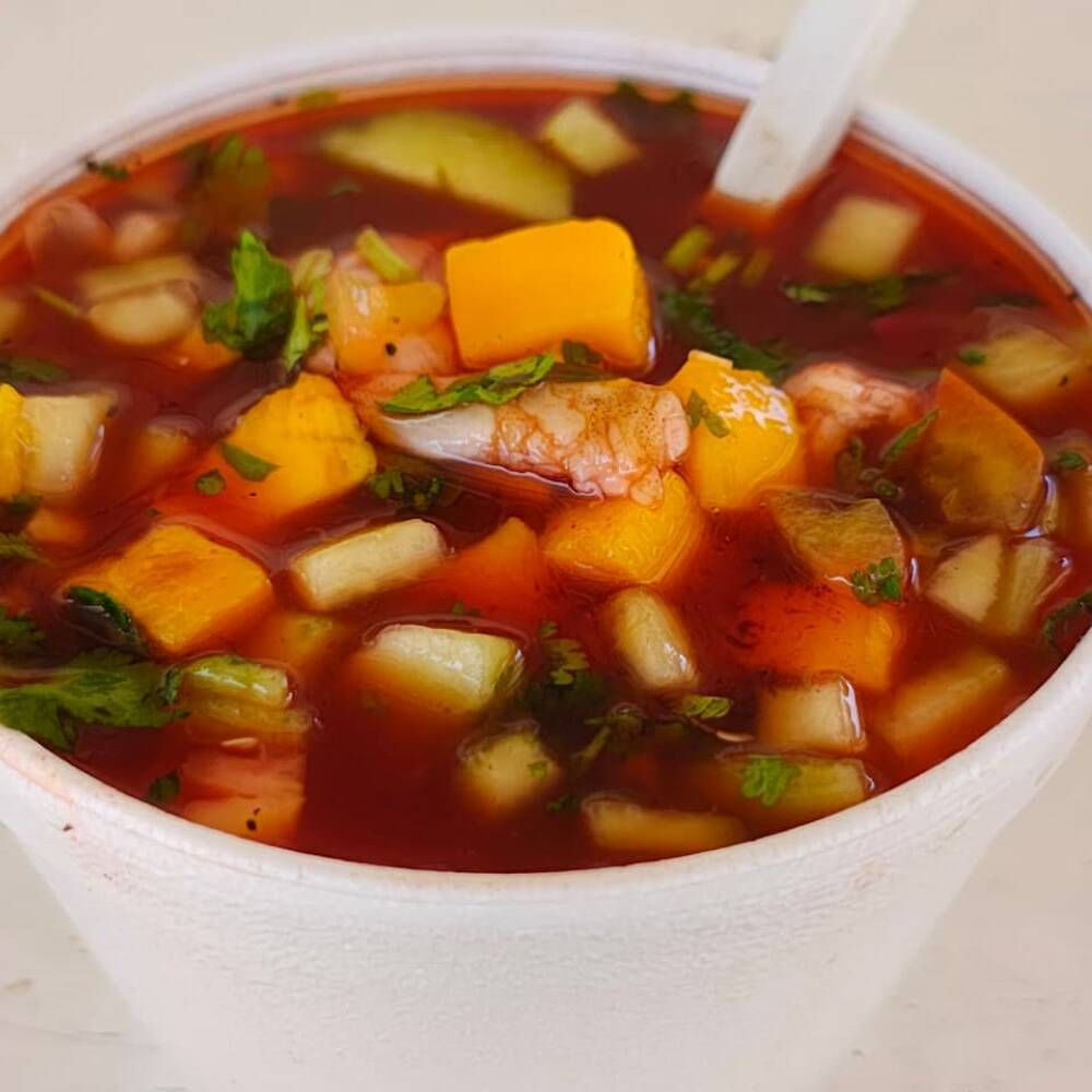 Ceviche de Camaron con Mango