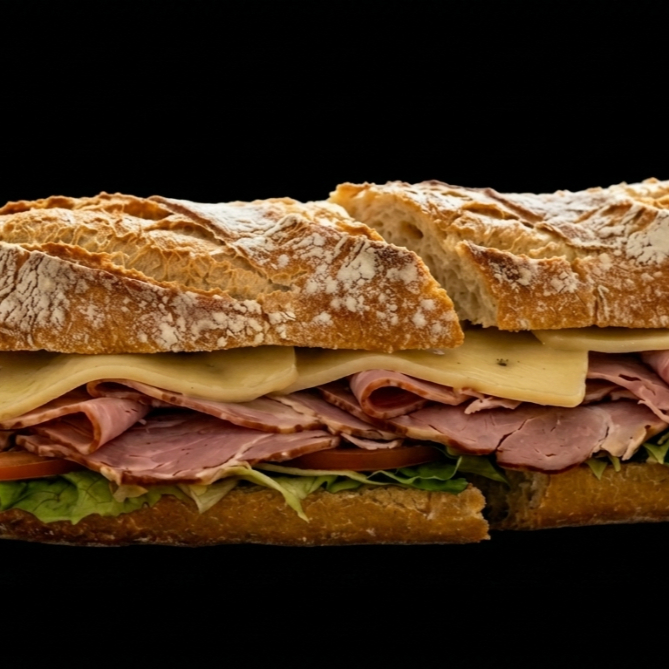 Baguette Jamón de Pavo