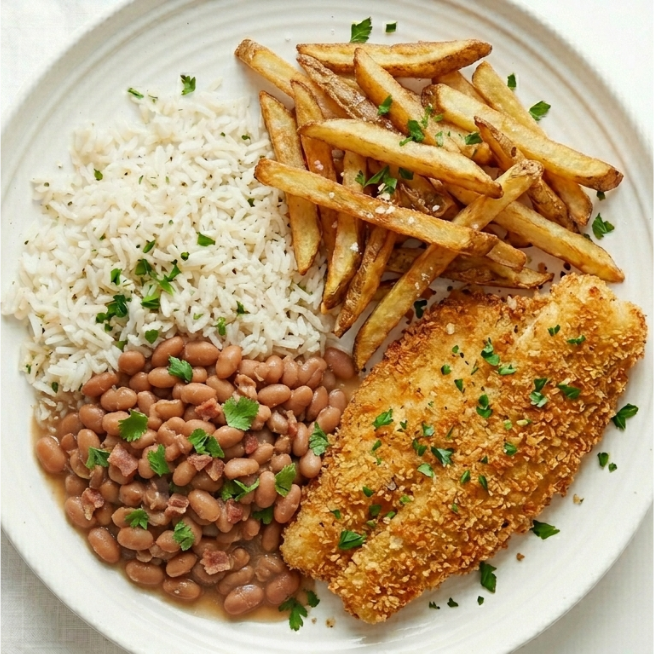 Filete de tilápia empanizado
