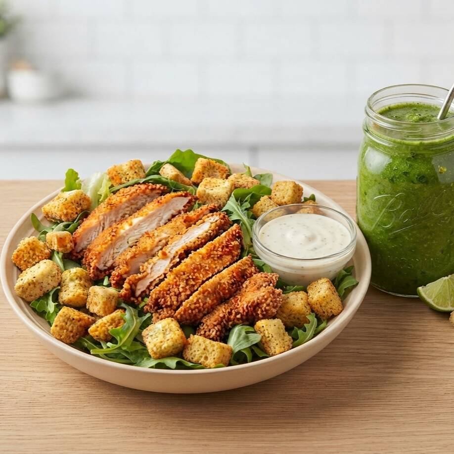 Combo Ligero Ensalada y Jugo Verde