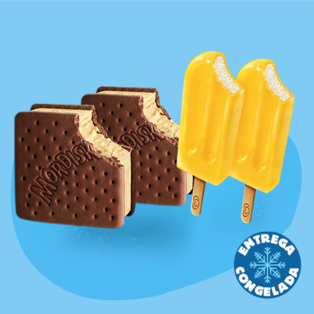 2 Mordiskos Originales + 2 Chemisse Piña Coco