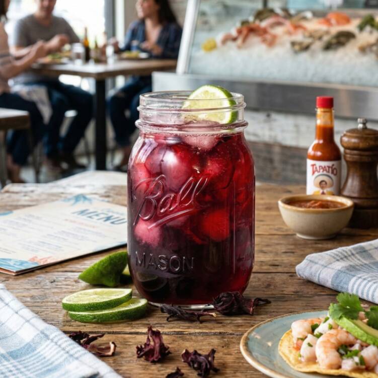 Agua Fresca de Jamaica