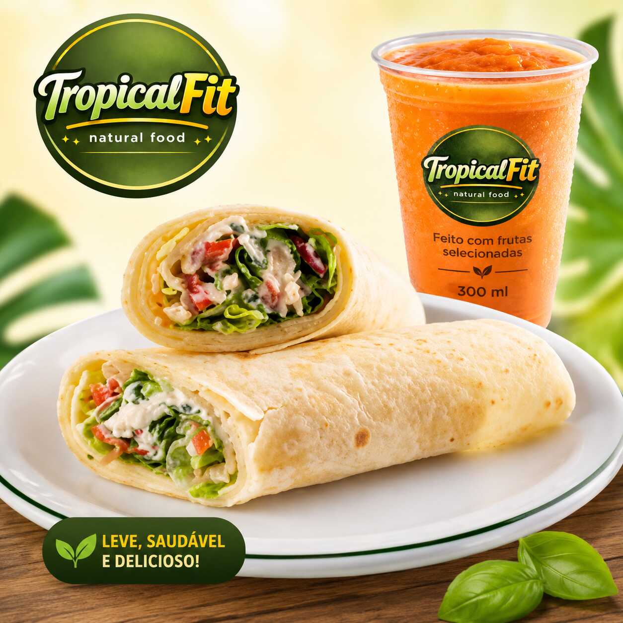 O quê é bom precisa ser compartilhado!! Escolha 2 Wraps (30cm) e 2 Sucos (500ml) com descontão!!