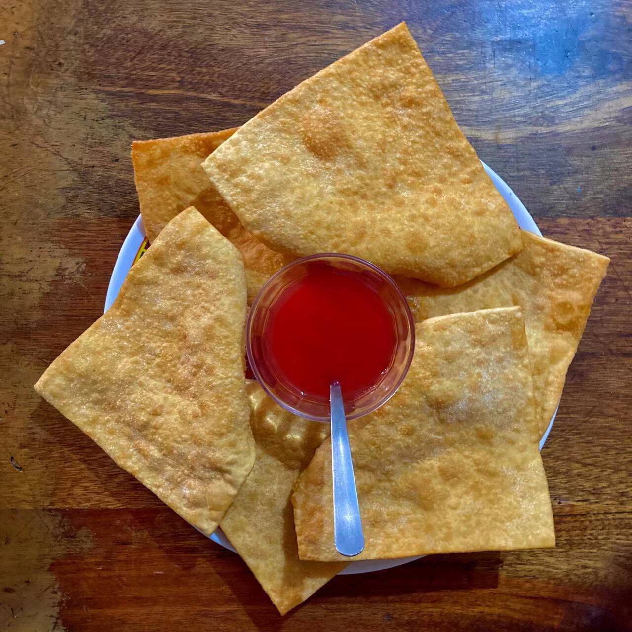 Wan Tán Frito de Pollo