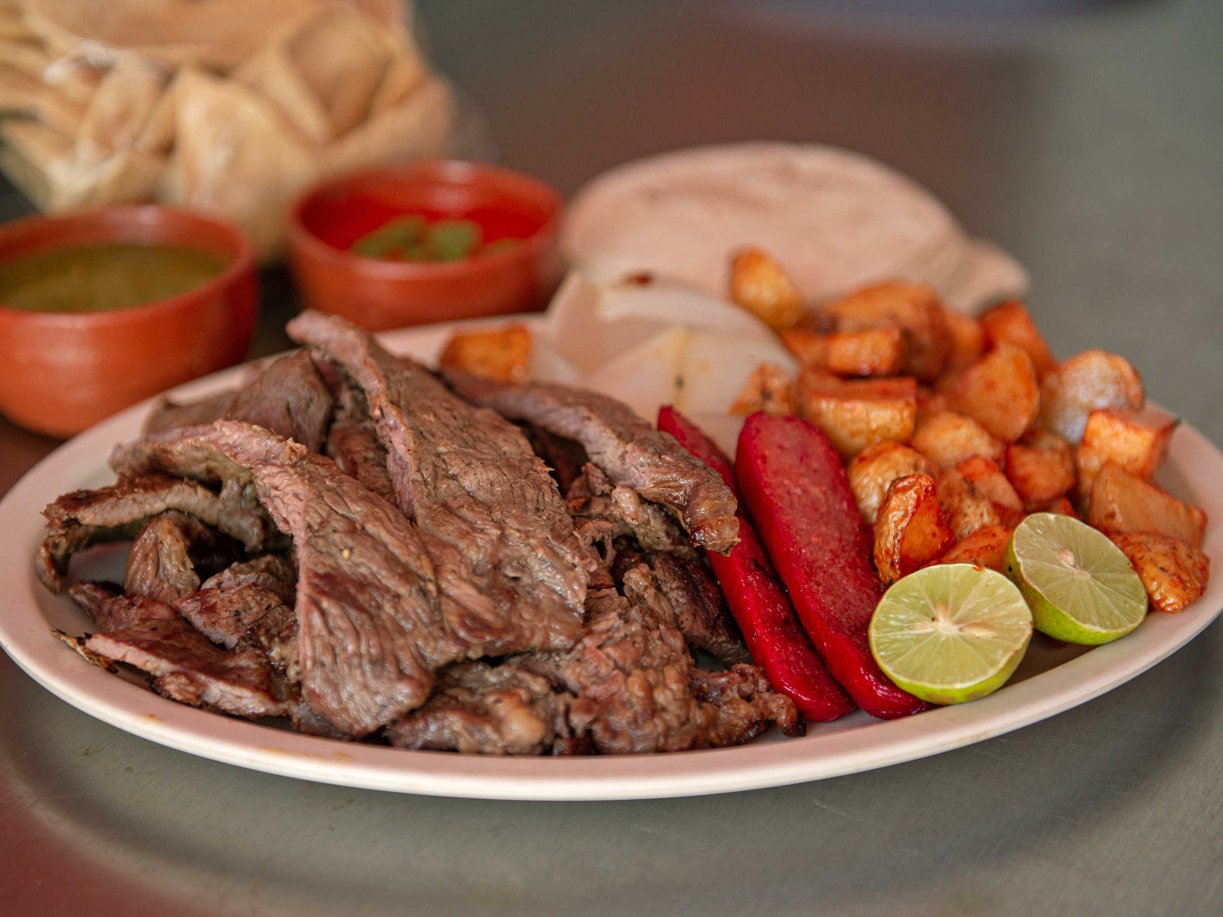 Carne Asada 1kg Sirloin. La Carne se Pesa en Crudo
