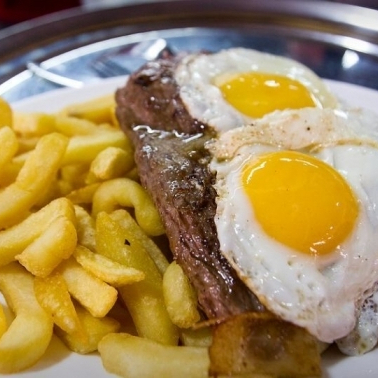 Bistec a lo Pobre
